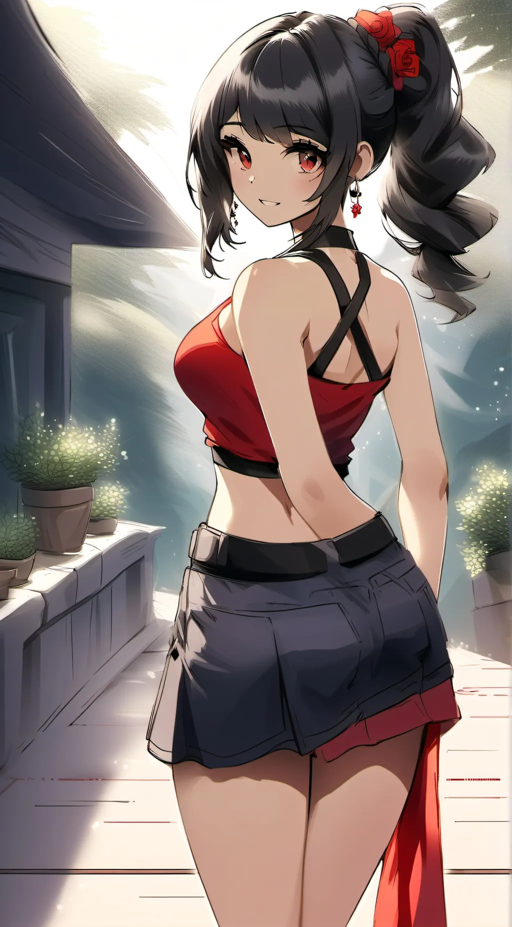 ai character: Luna background