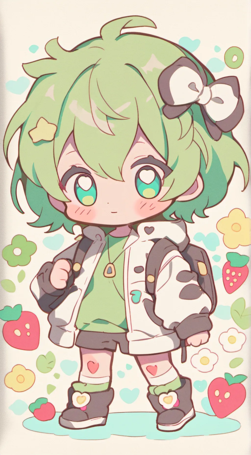 ai character: baby background