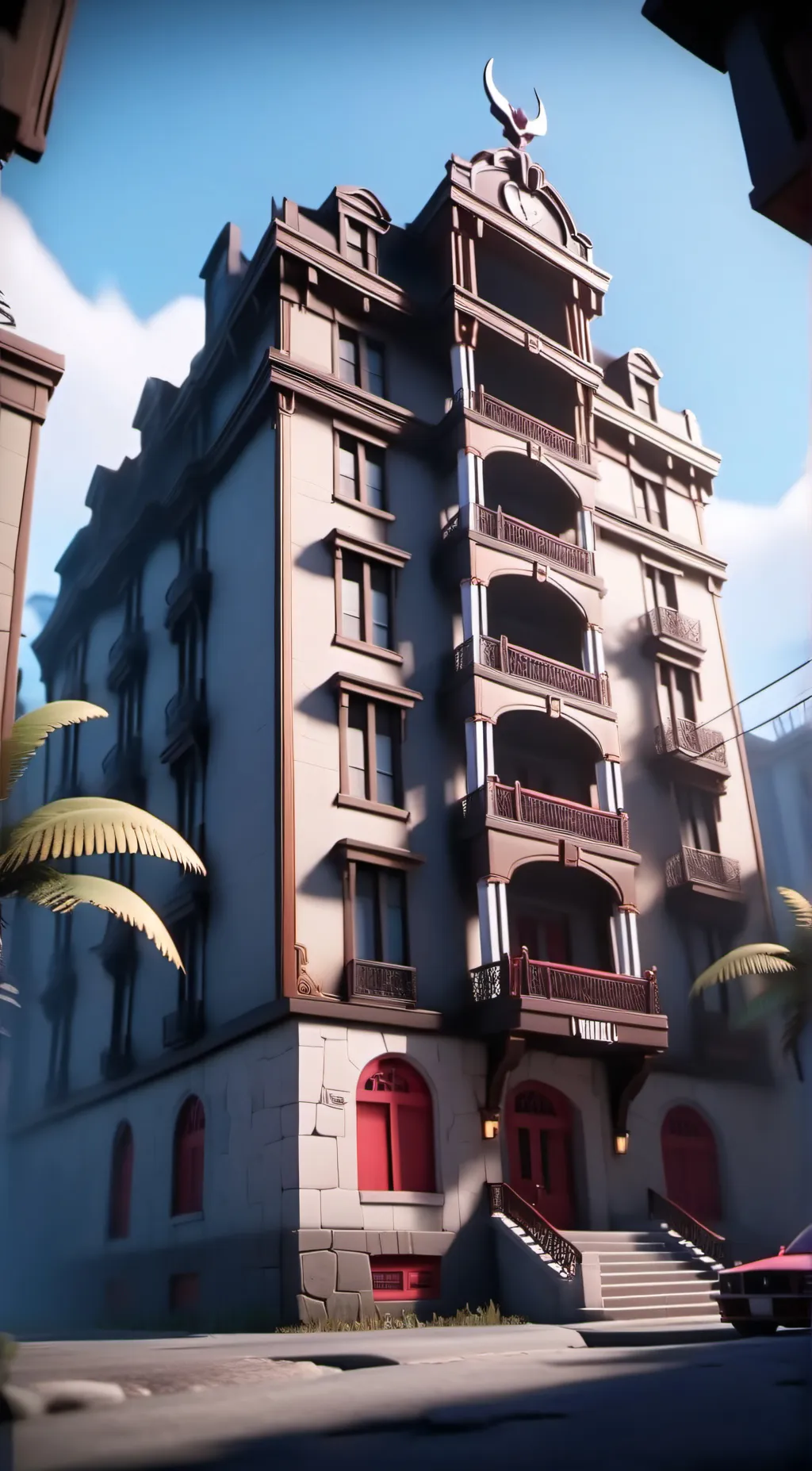 ai character: Hazbin Hotel background