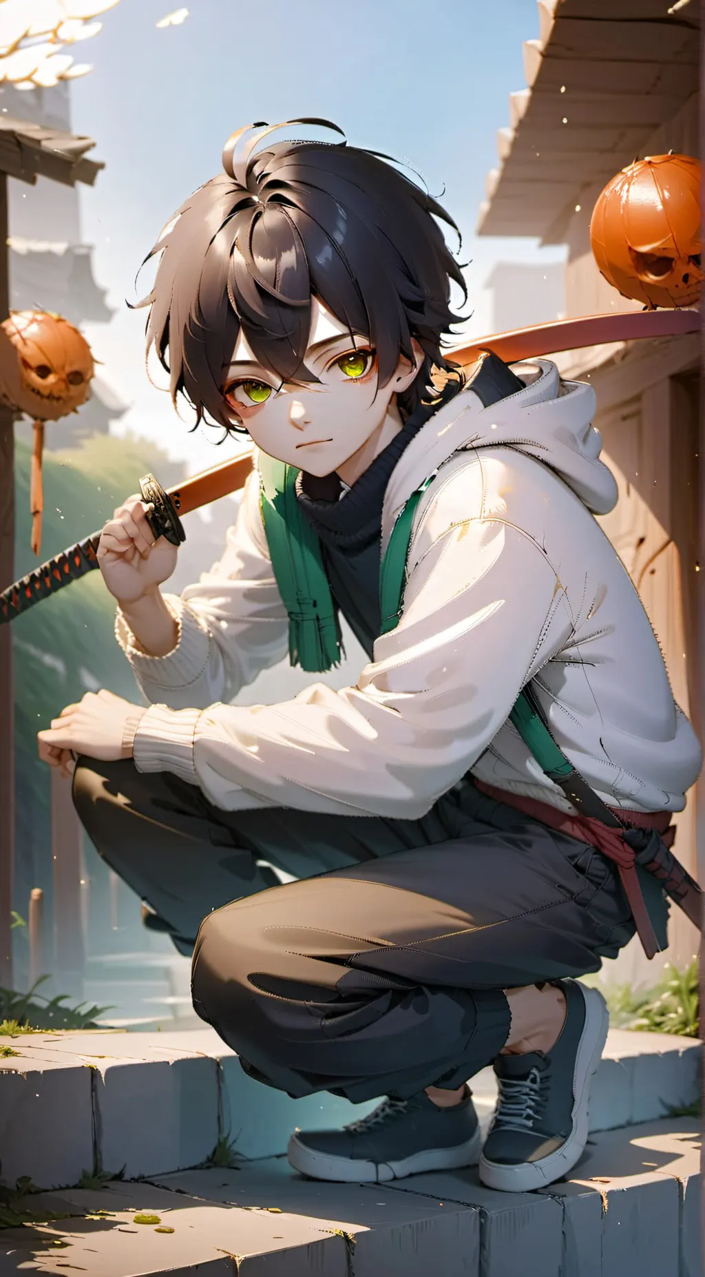 ai character: Muchiro background