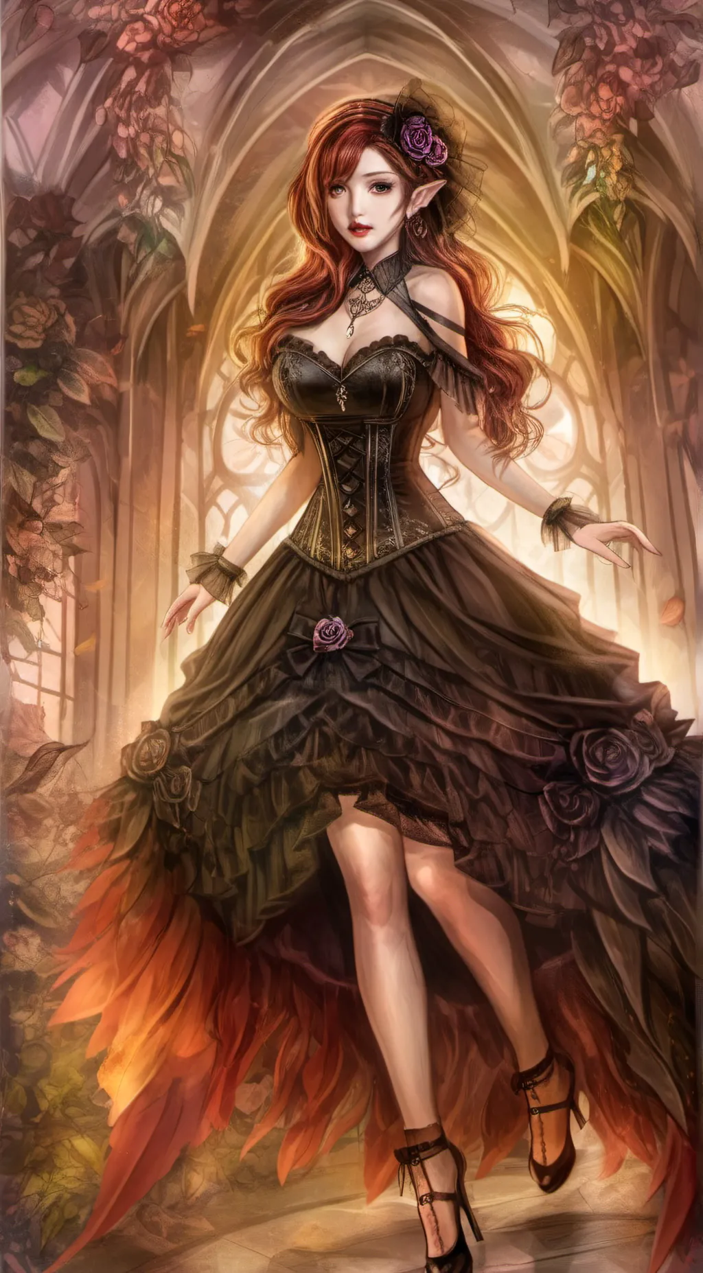 ai character: Scarlet  background