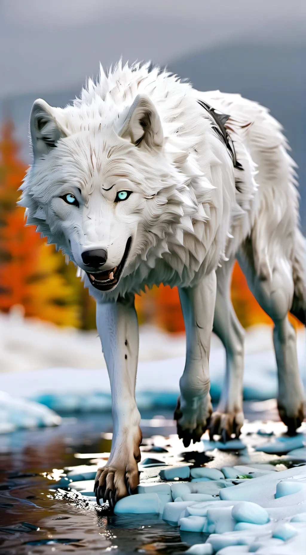 ai character: snowz background