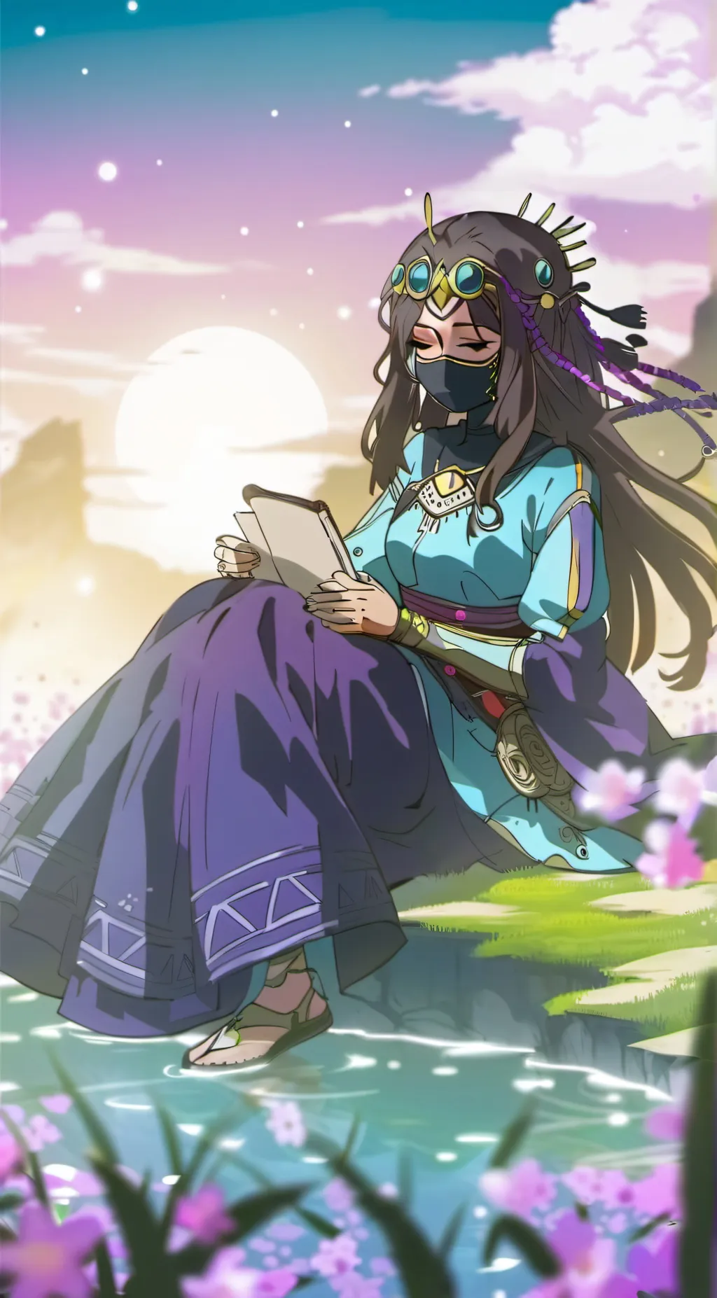 ai character: Eva background