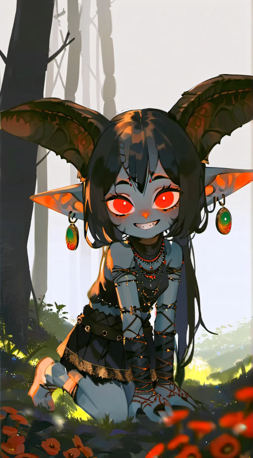 ai character: Hex background