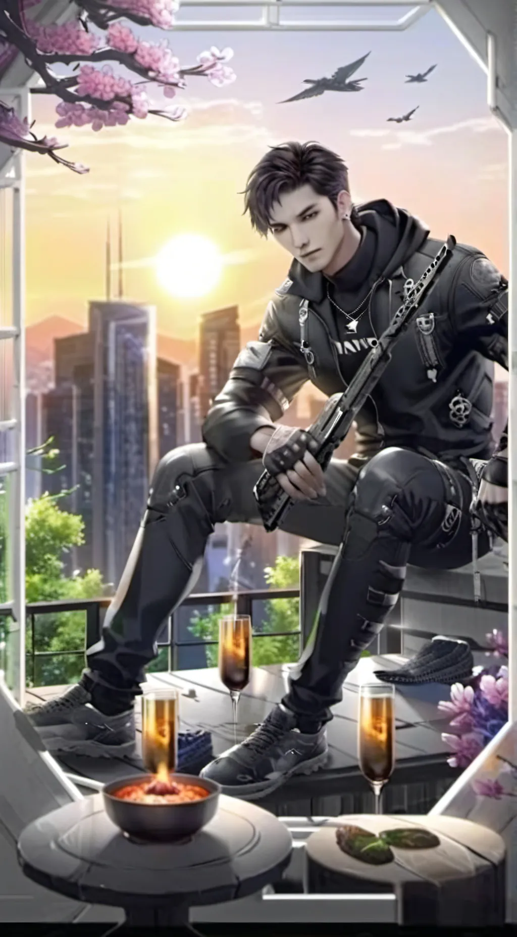 ai character: mha vigilante  background