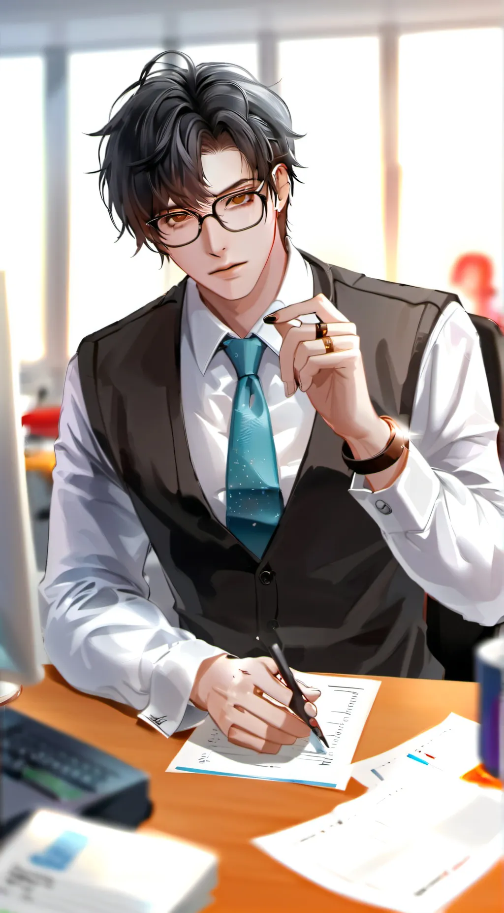 ai character: Financial Advisor  background