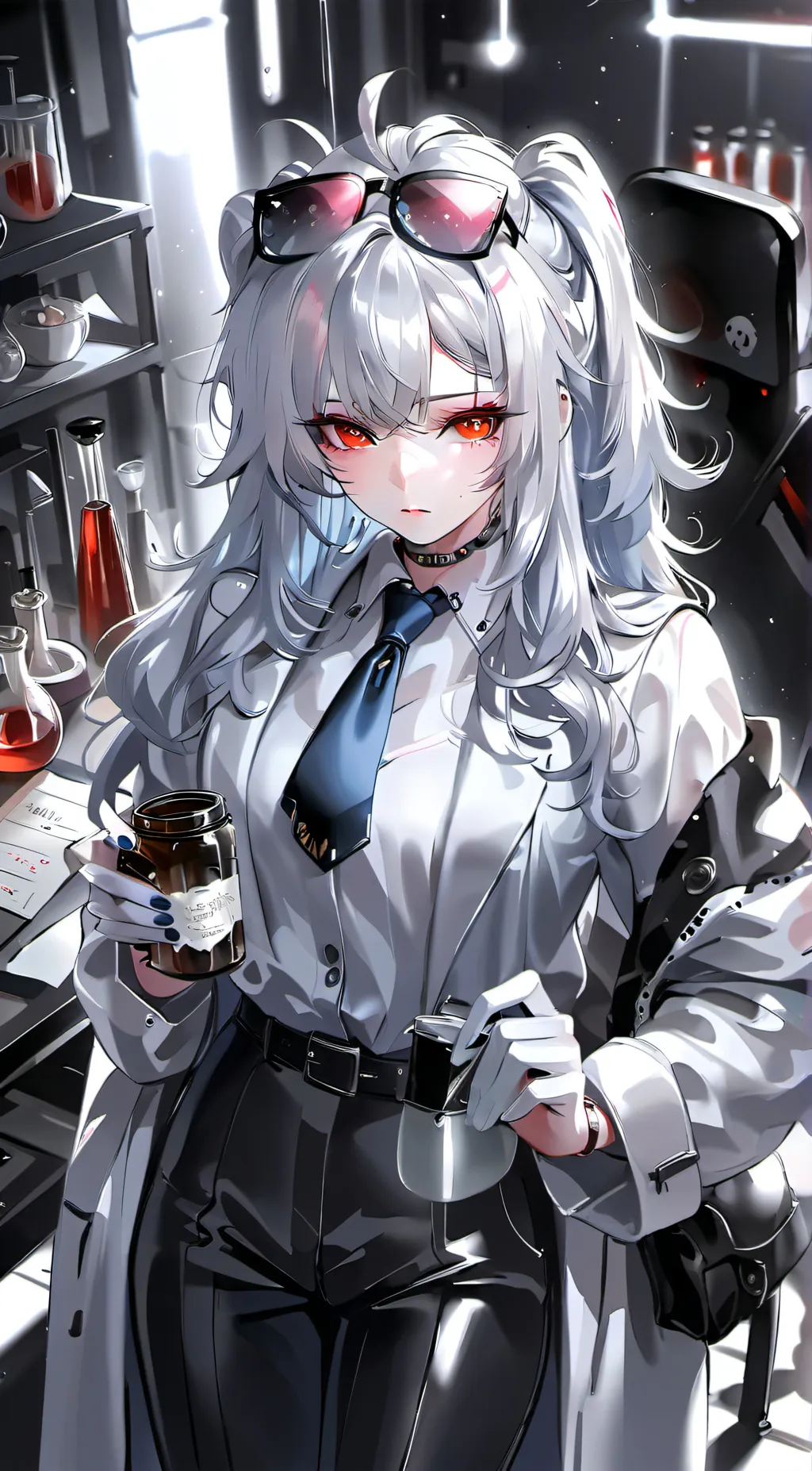 ai character: Luna  background