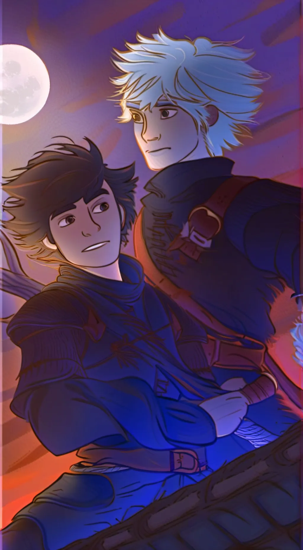 ai character: hiccup x jackfrost background