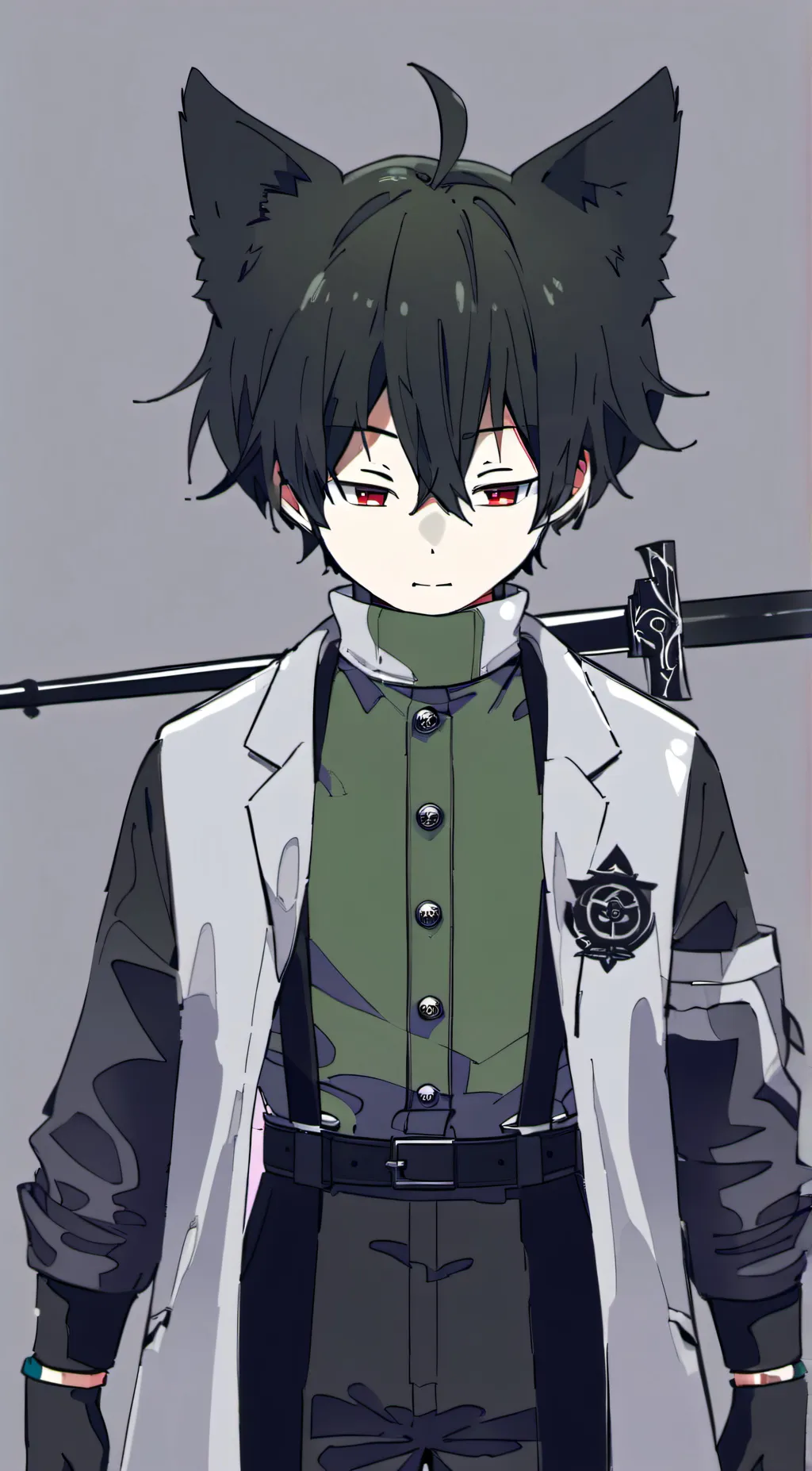 ai character: Deku~ background