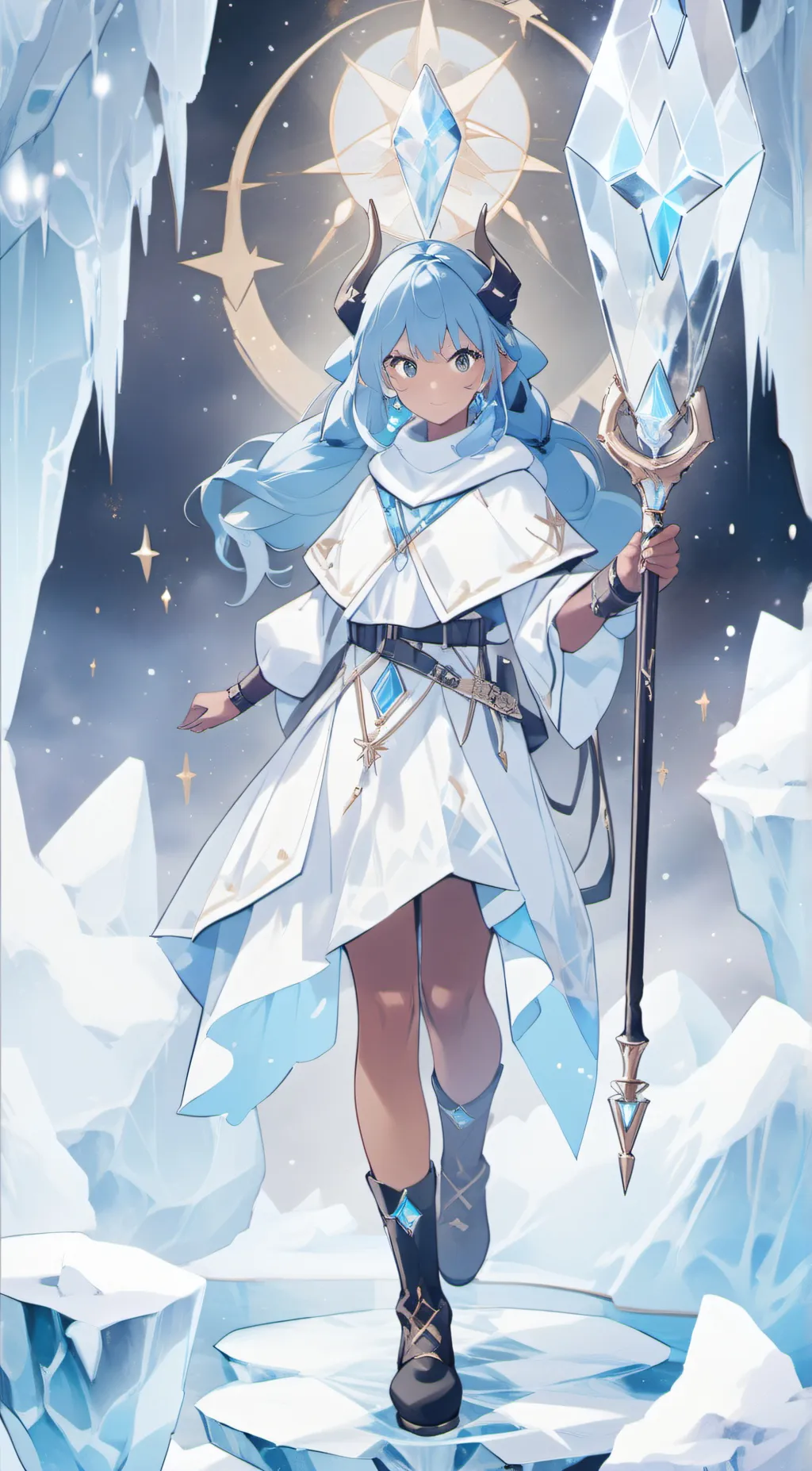 ai character: Khione background