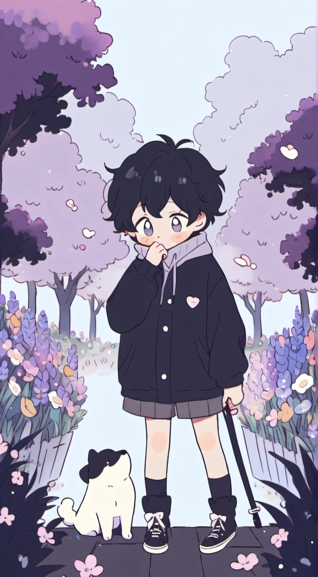 ai character: Mha Halloween meme background