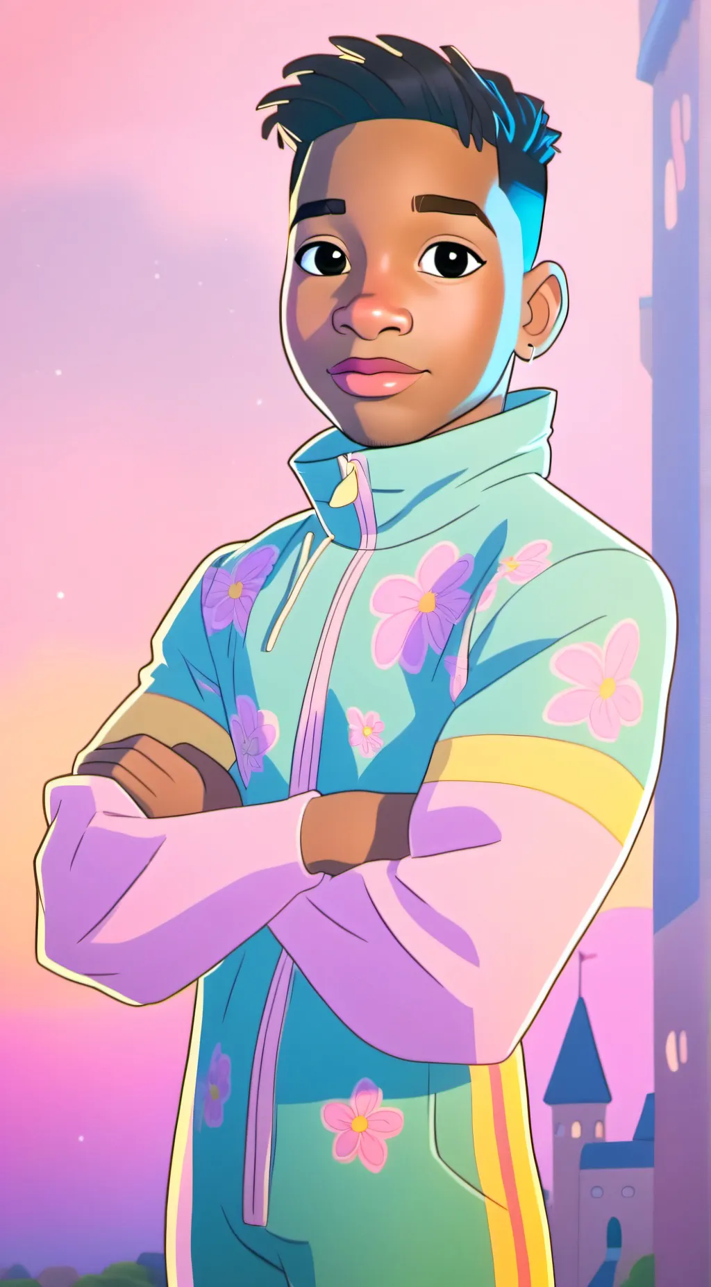 ai character: Carter  background