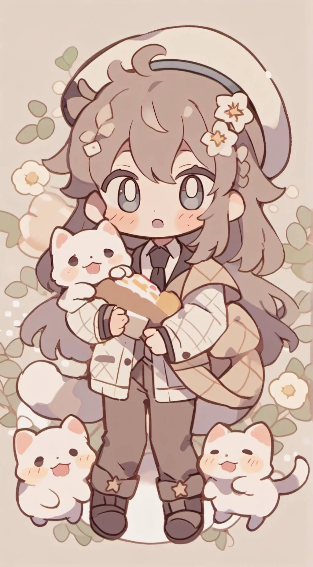 ai character: kat background