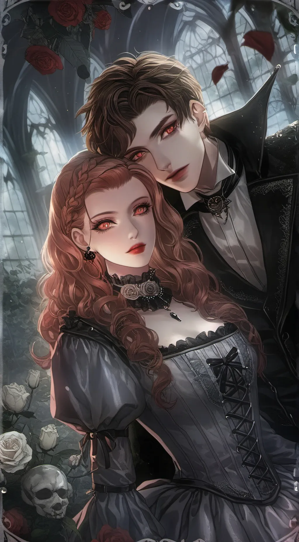 ai character: vampire school background