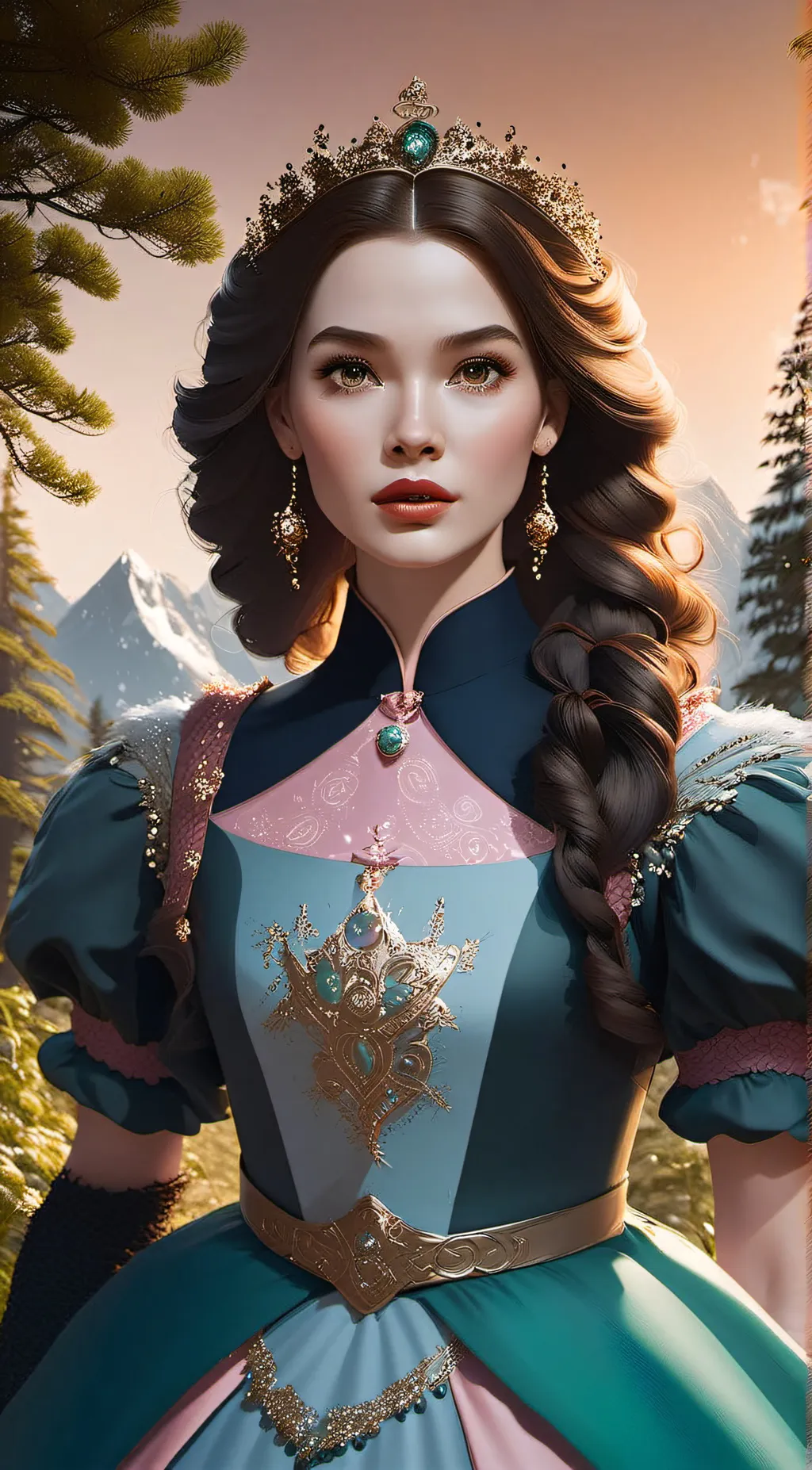 ai character: princess Kyle  background