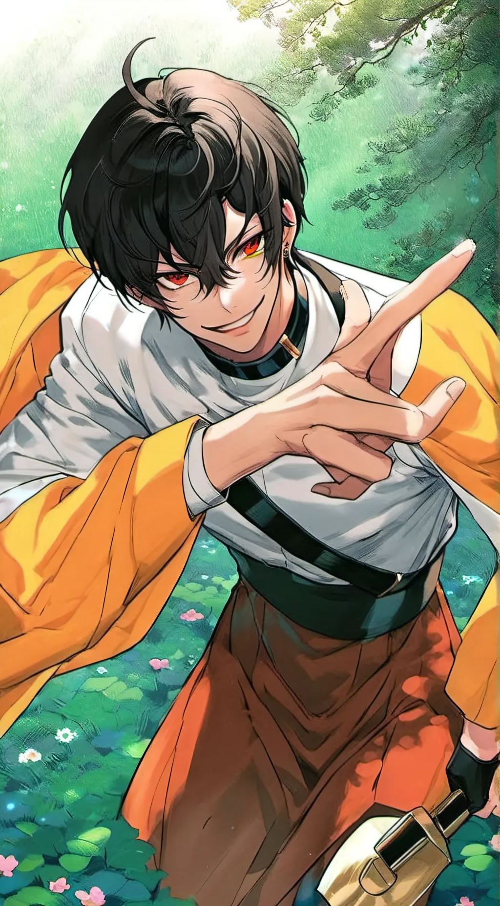 ai character: vino. background