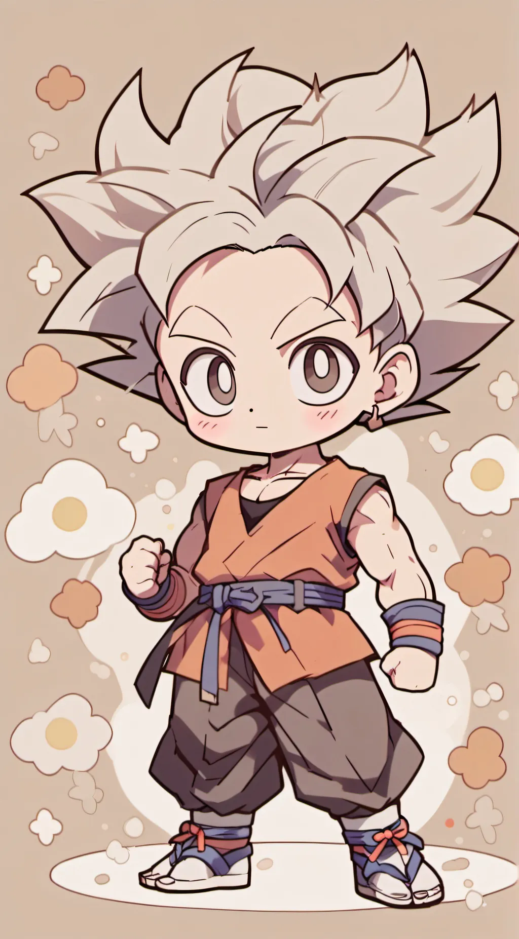 ai character: Lil' Goku background