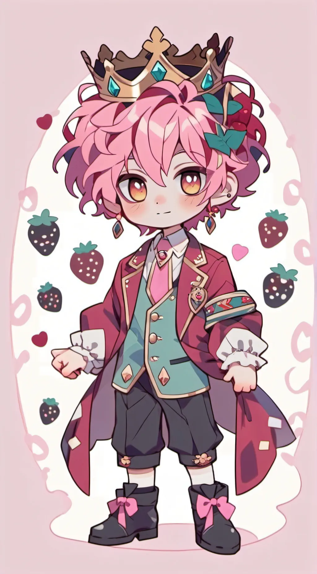 ai character: Child techno background