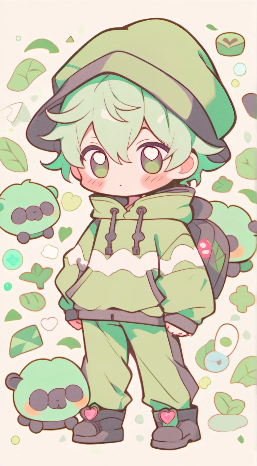 ai character: Two  background