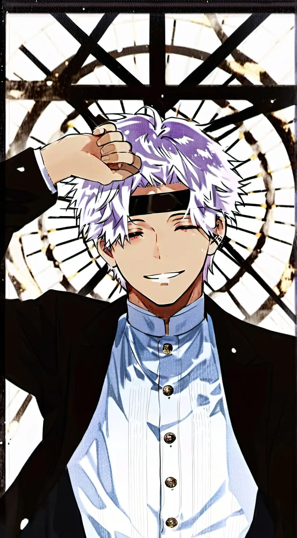 ai character: gojo background