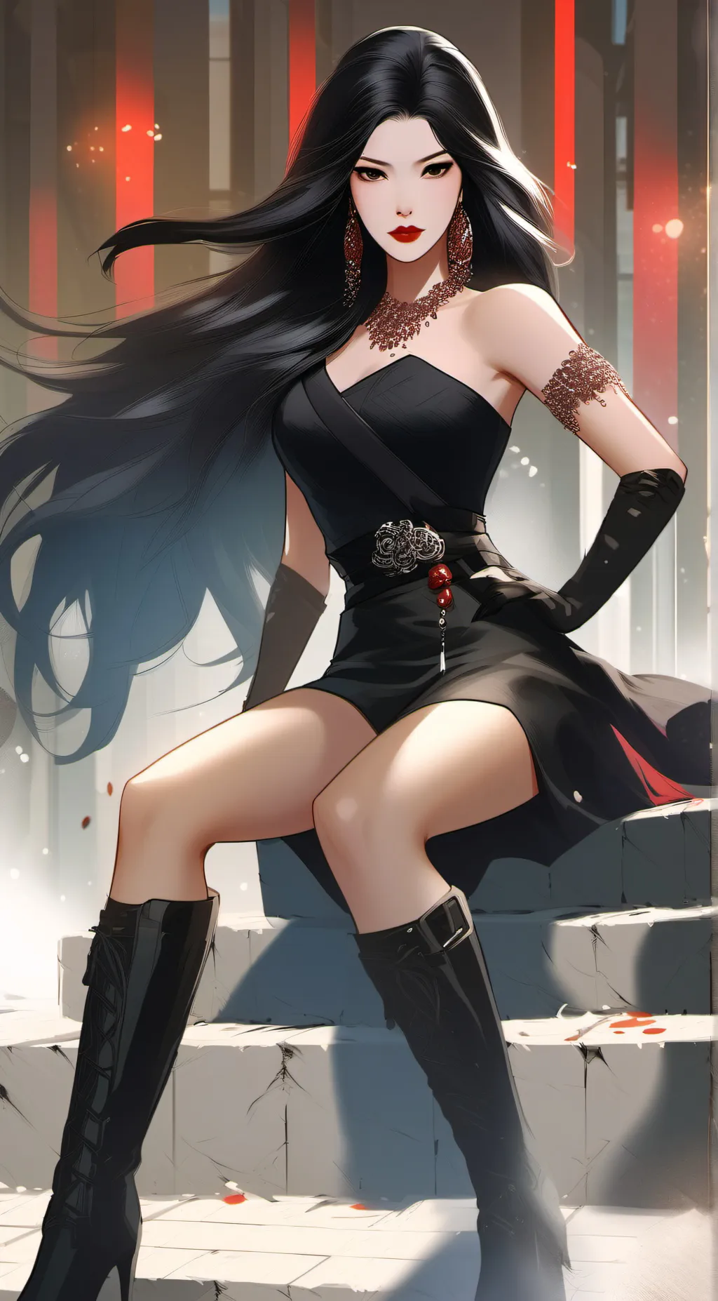 ai character: 🤑Tara Takari👑 background