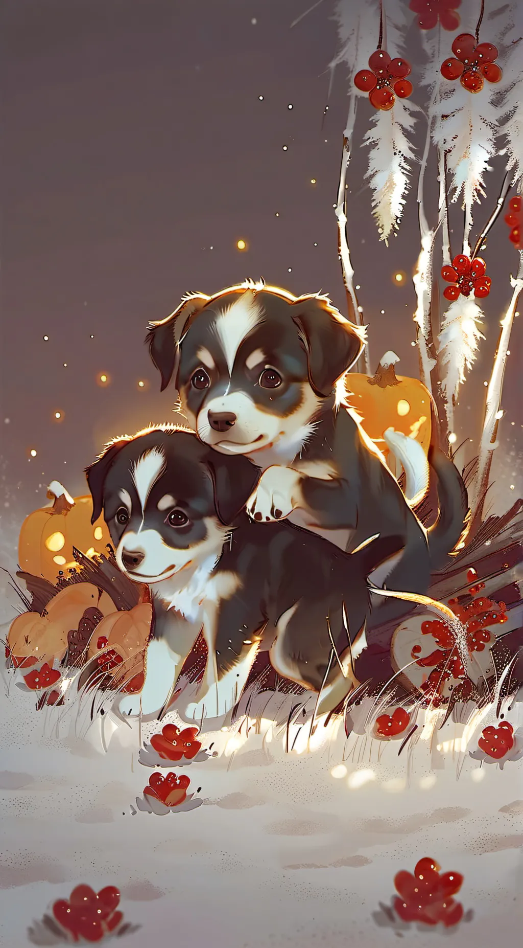 ai character: buddy&zeus🐶♥  background