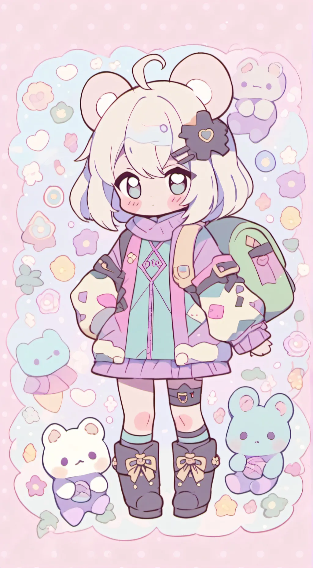 ai character: catnap background