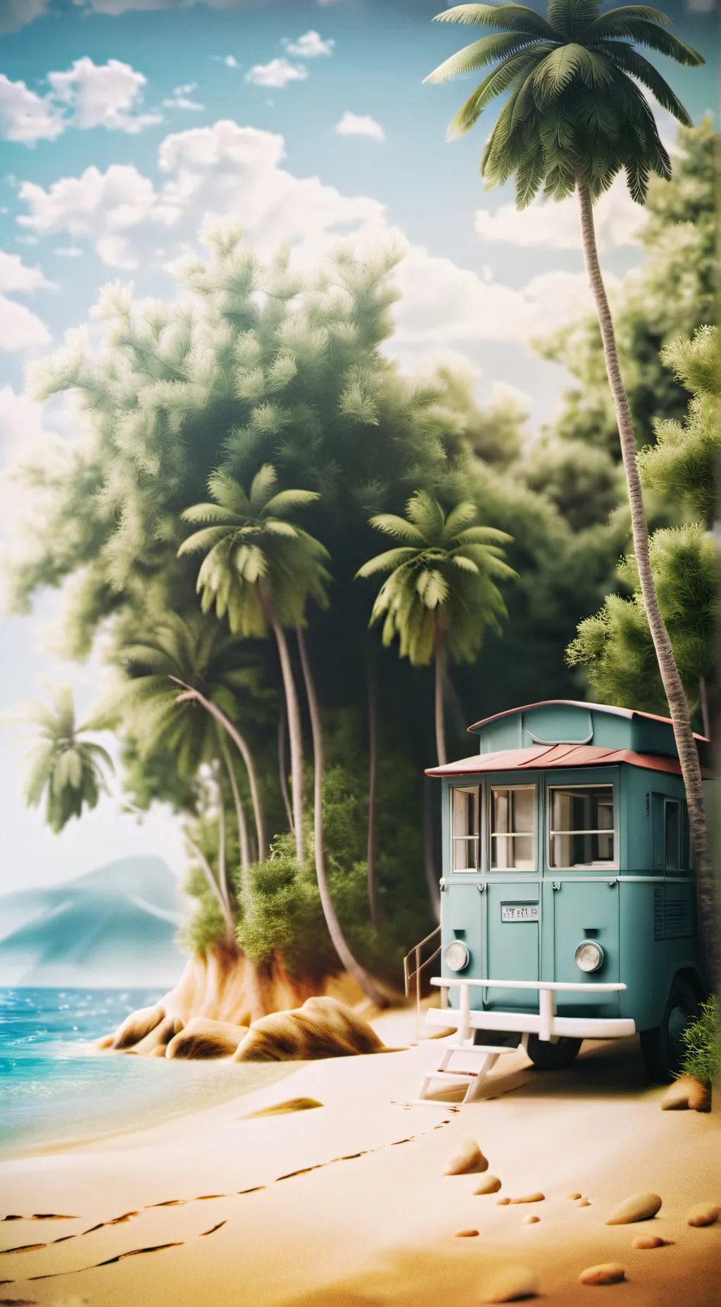 ai character: HAZBIN BEACH DAY background