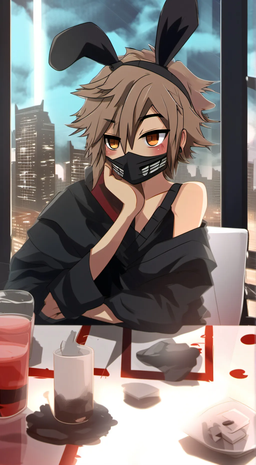 ai character: Mmmmm background