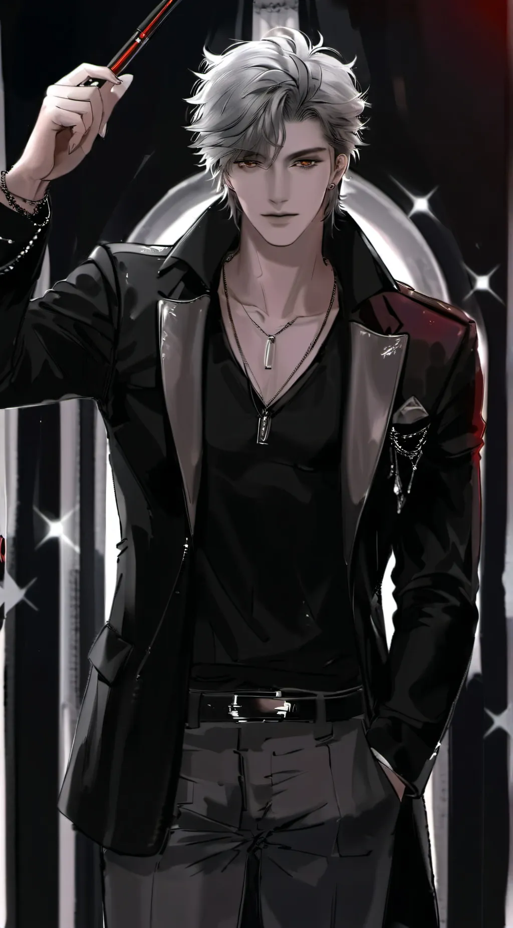 ai character: *-/lucks\-* background