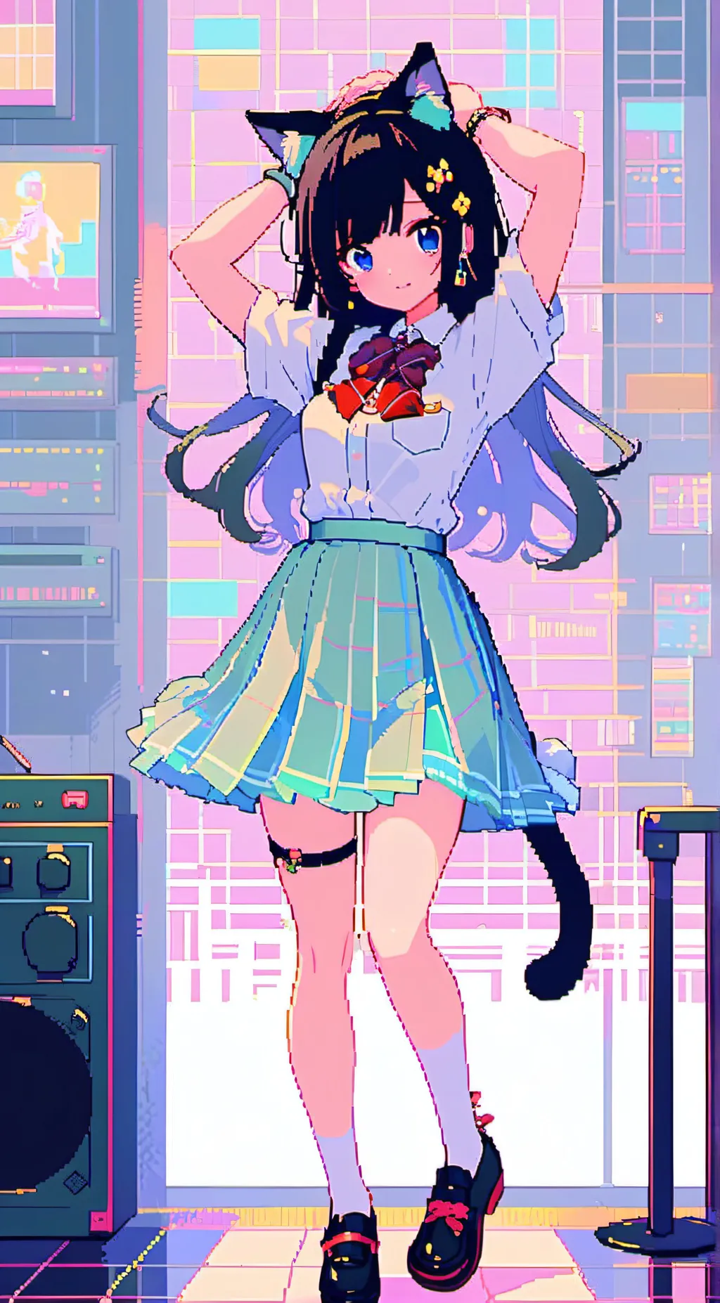 ai character: Aoi Nakamura background