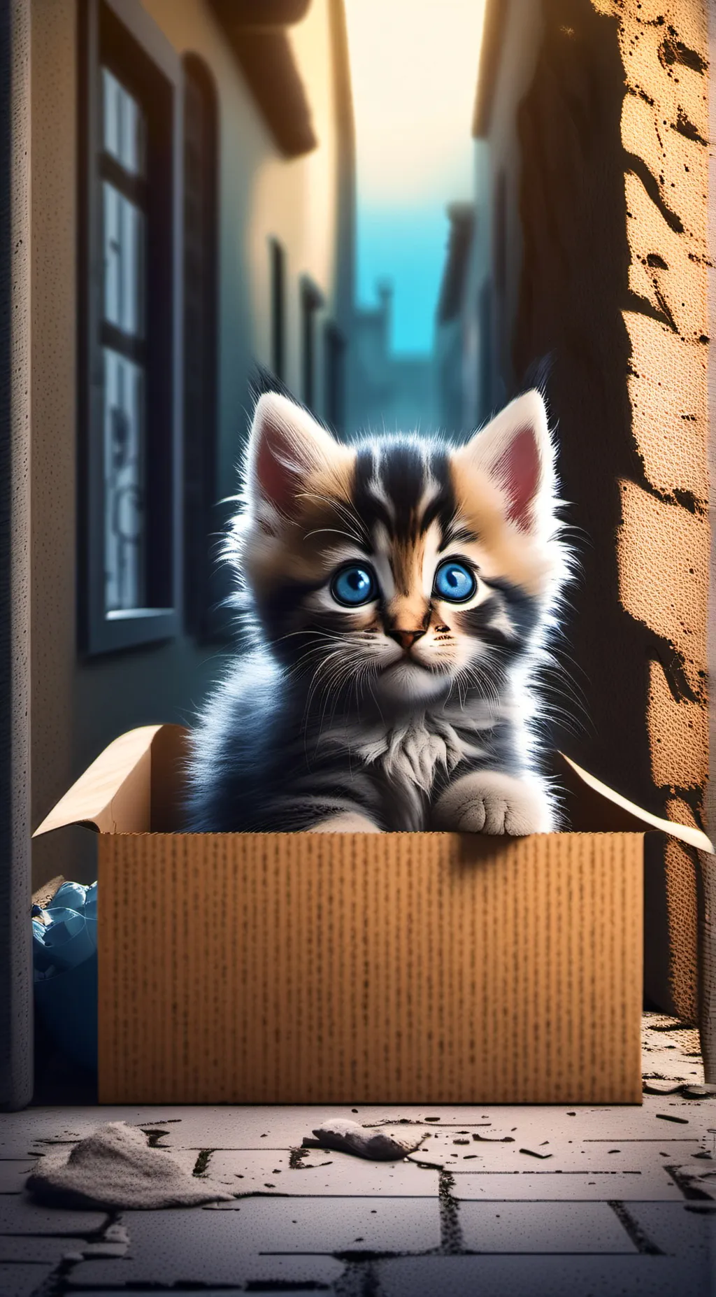 ai character: leo  background