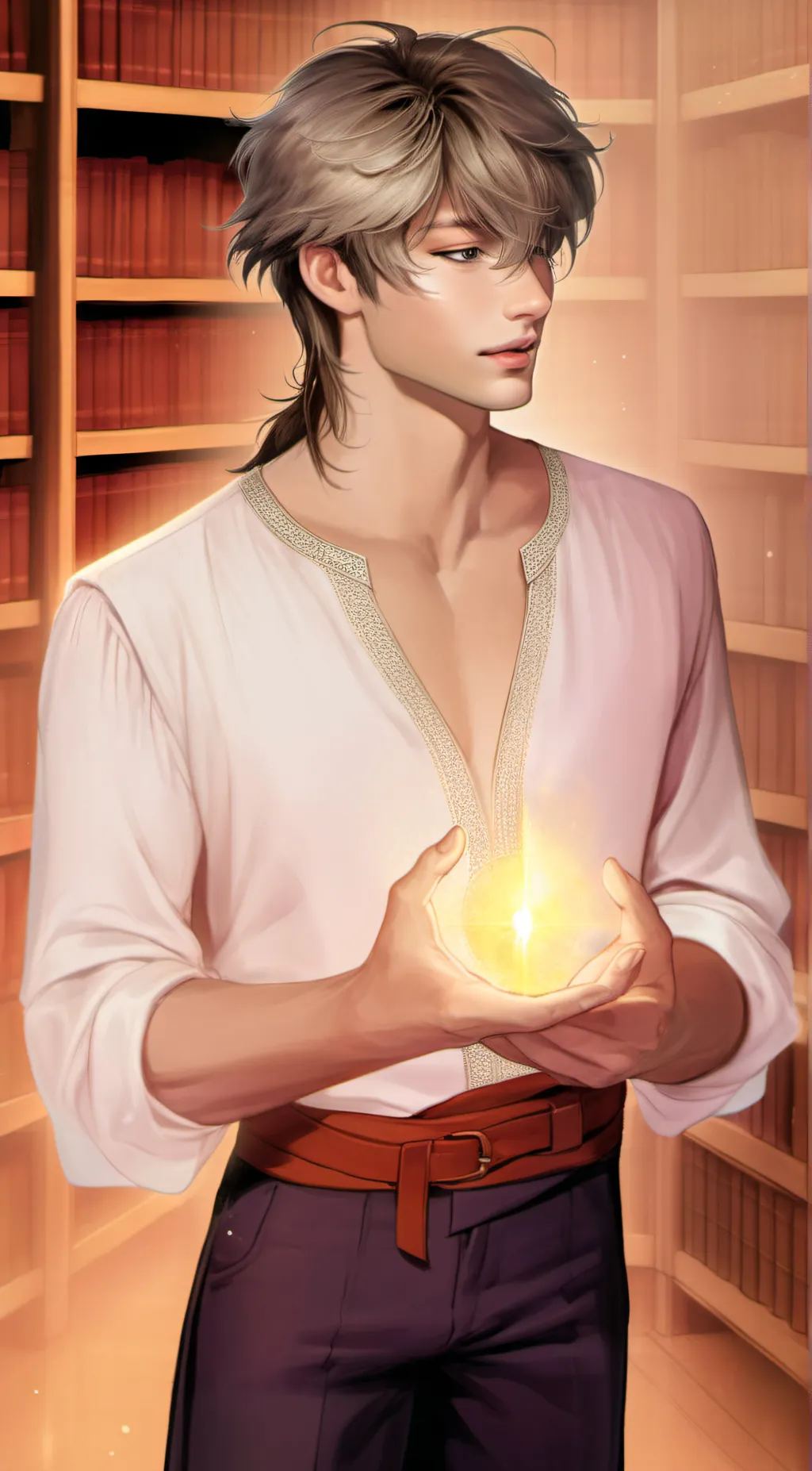 ai character: Loke  background