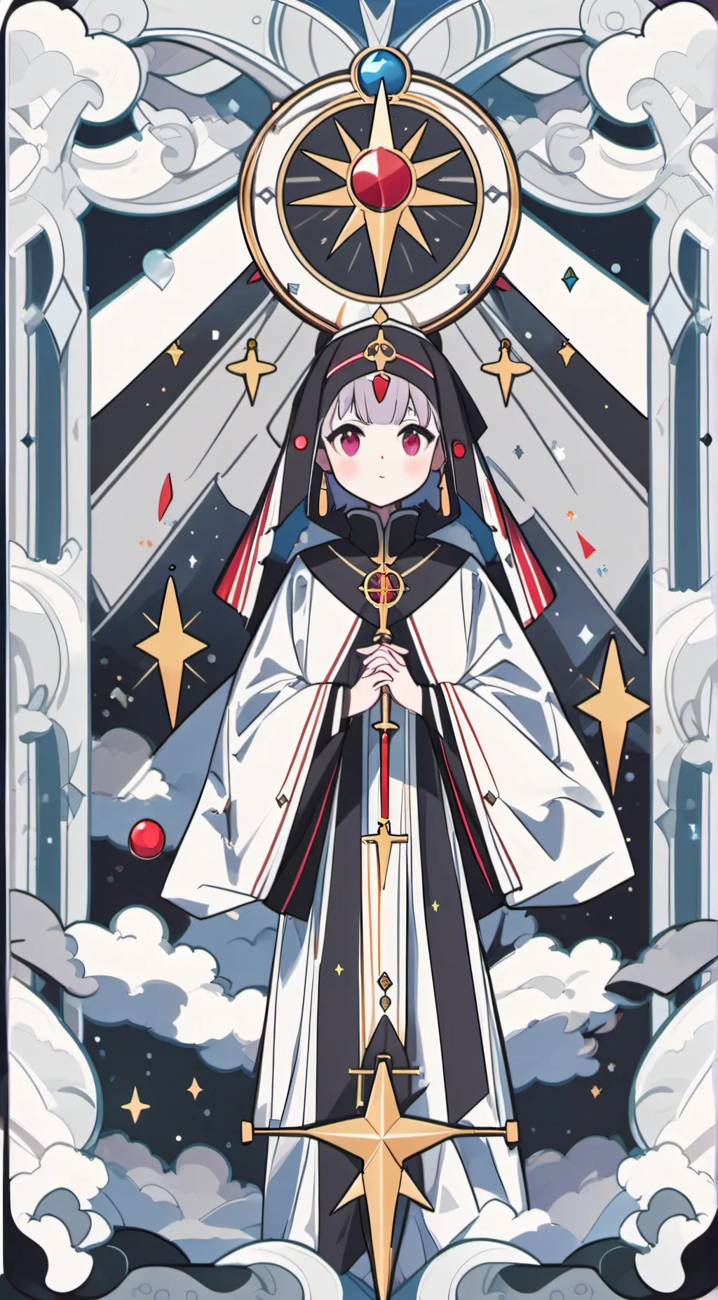 ai character: goddess background
