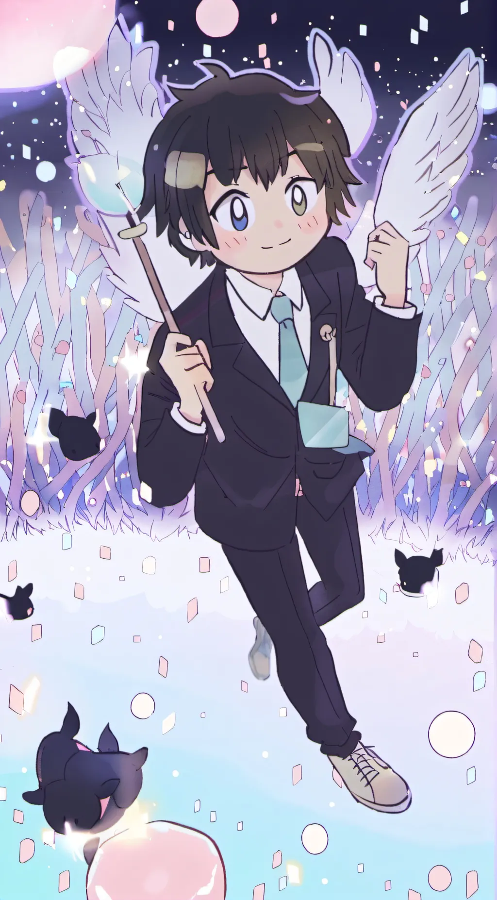 ai character: Arron  background