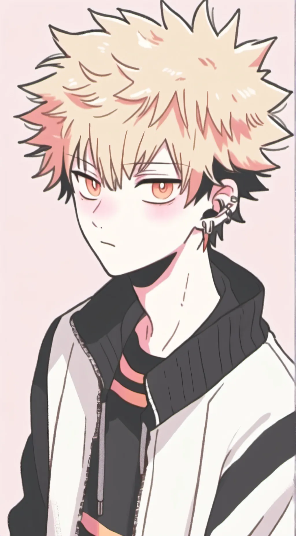ai character: Bakugou Katsuki background