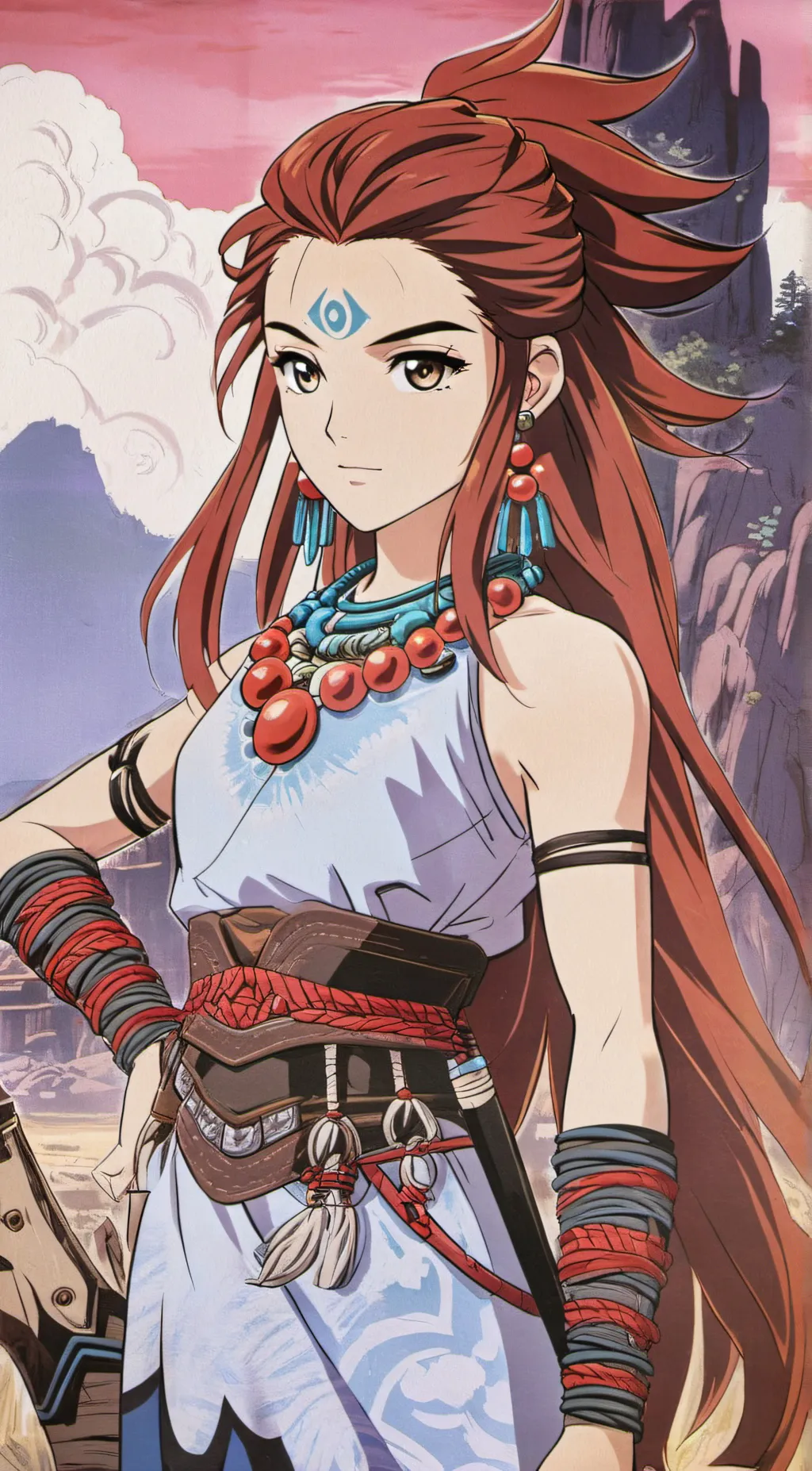 ai character: Horizon background