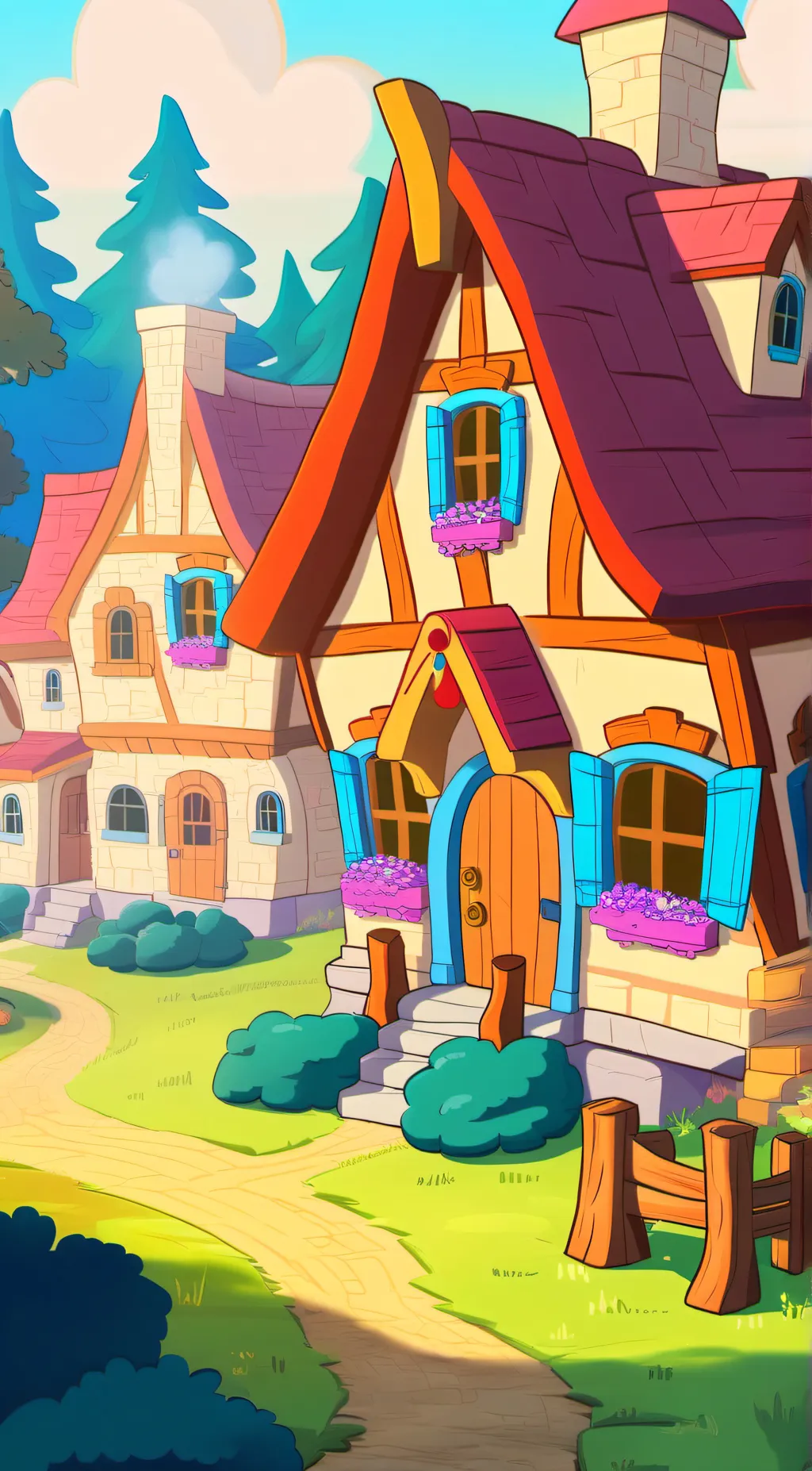 ai character: Hugging virus  background