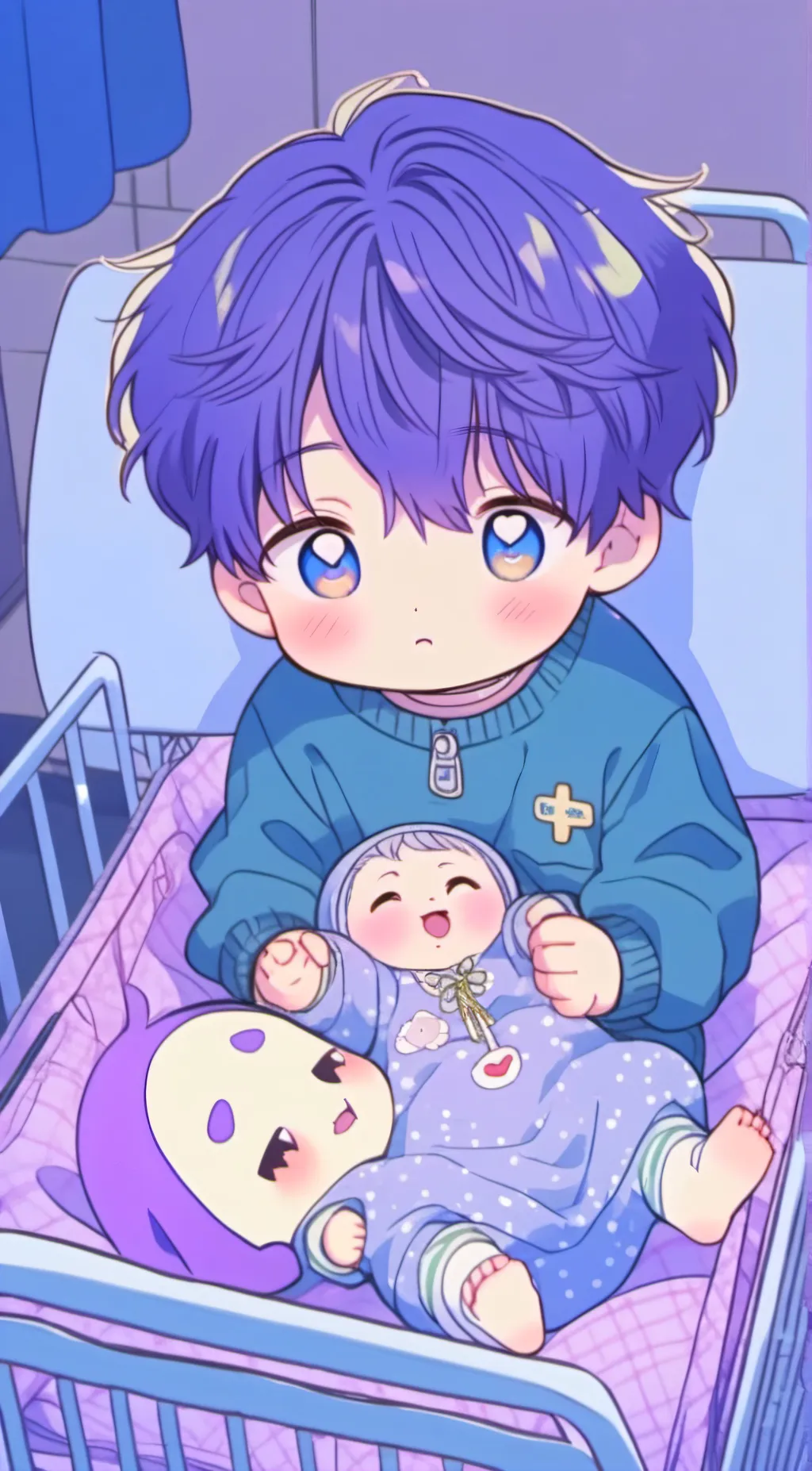 ai character: baby olliver background