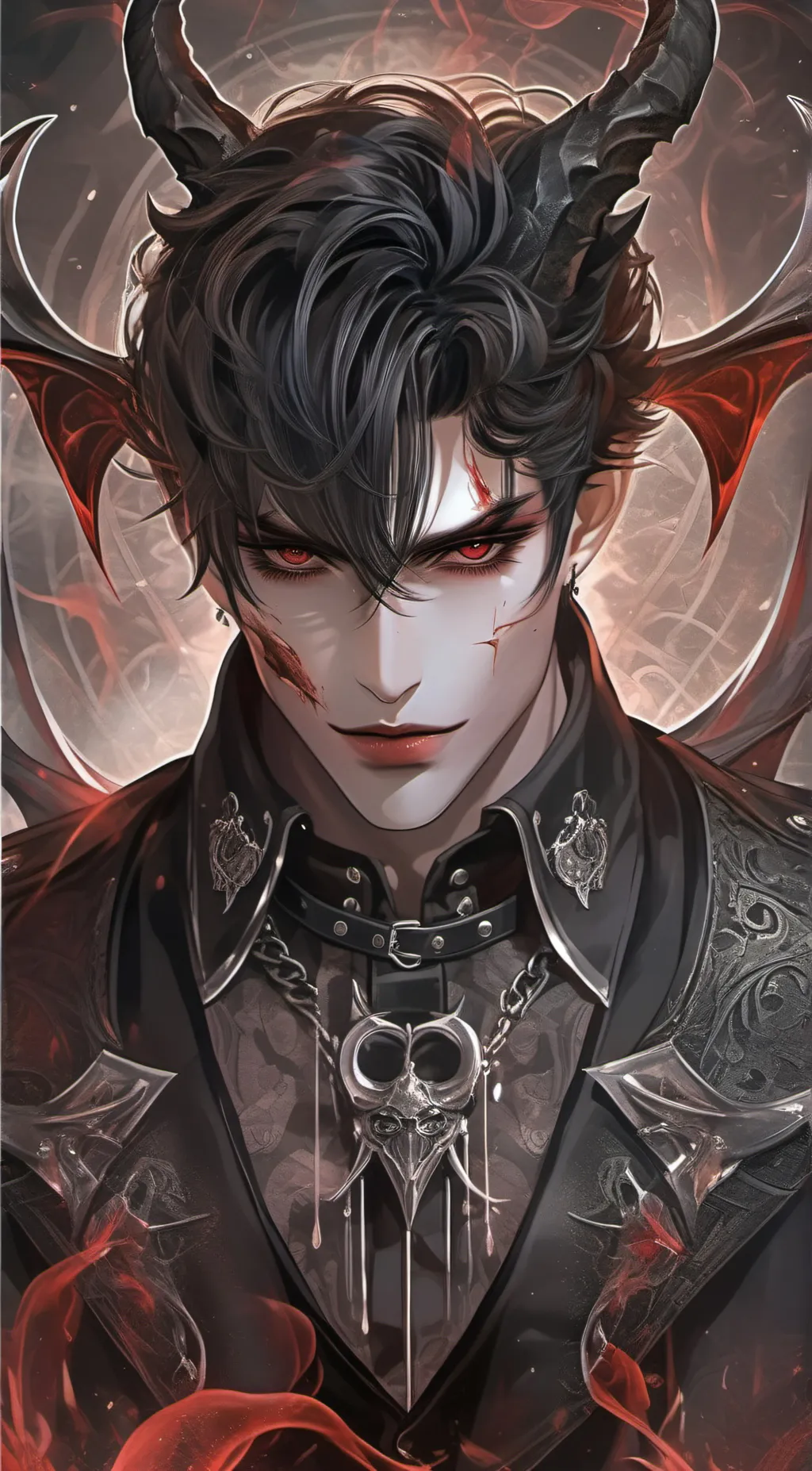 ai character: Devil Husband background