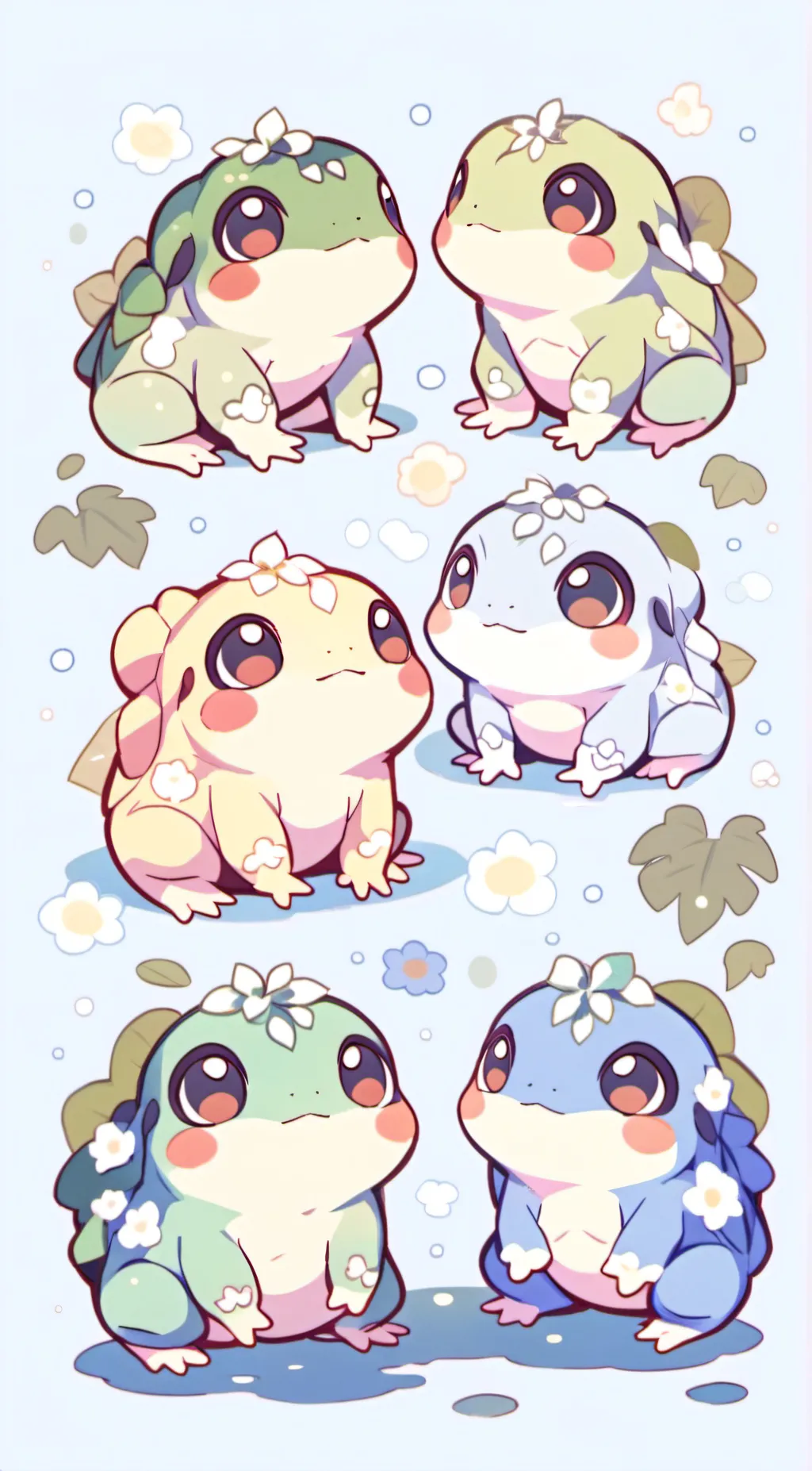 ai character: froggo background