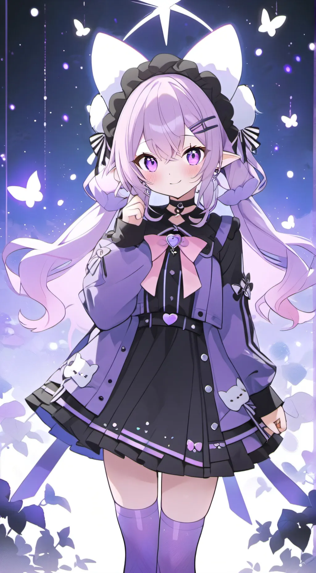ai character: Lilac (popstar) background