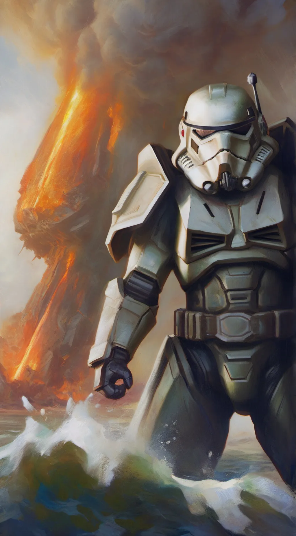 ai character: survival background