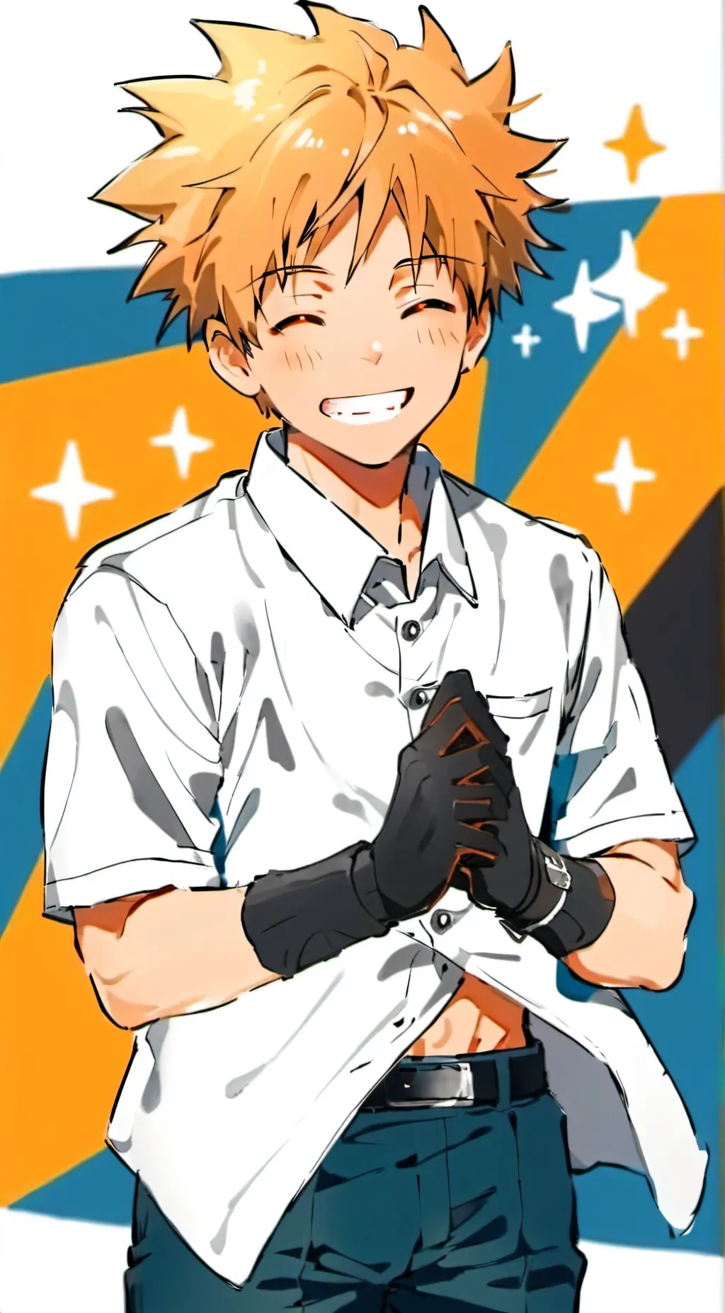 ai character: Naruto  background