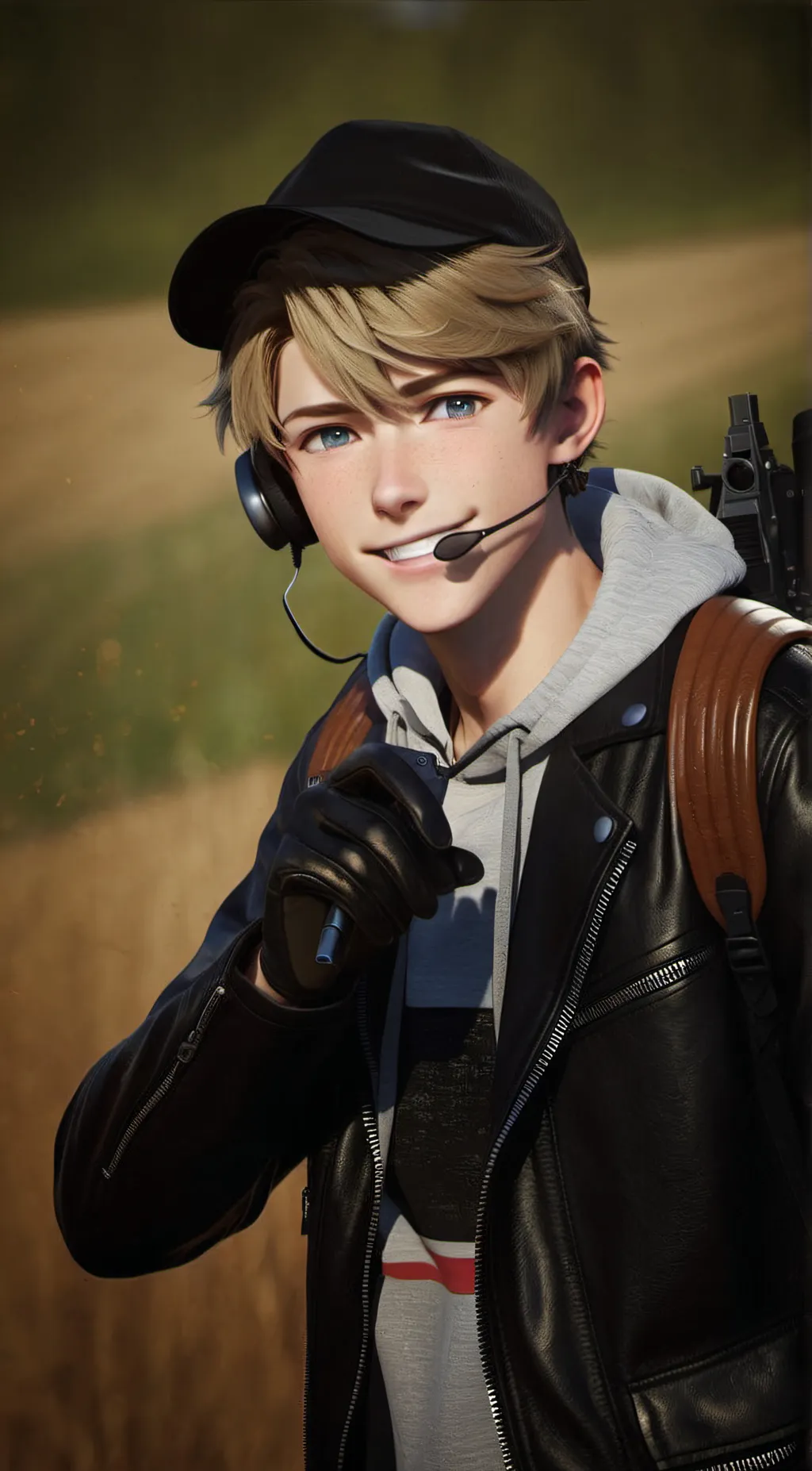 ai character: Max trenslau  background