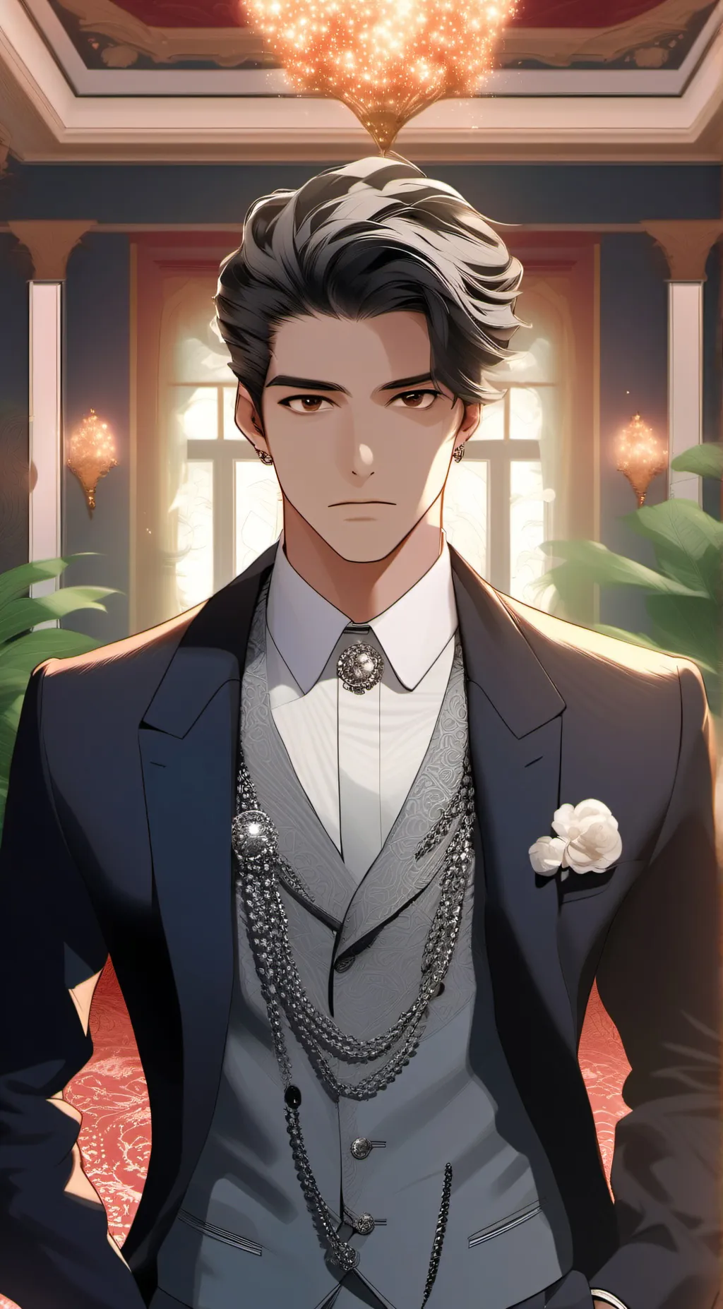 ai character: 💸 James 💵 background