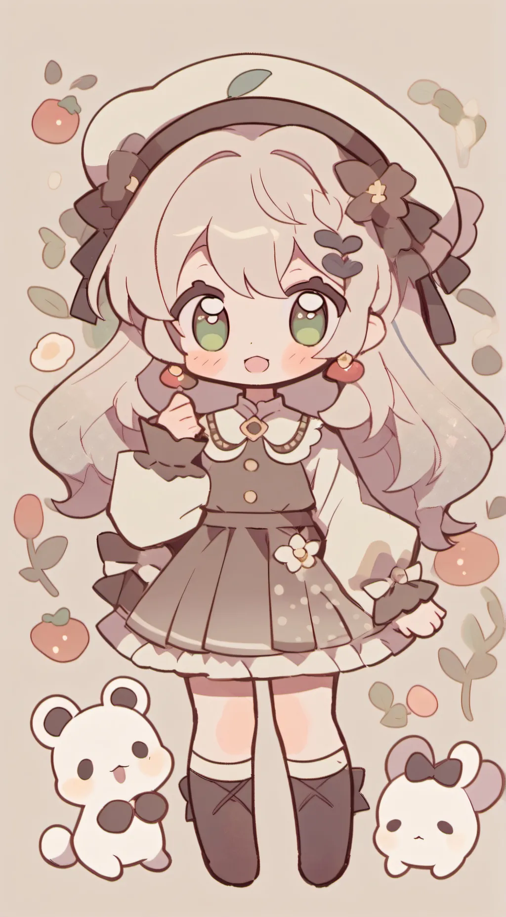 ai character: dinna🦄🦋🌸 background