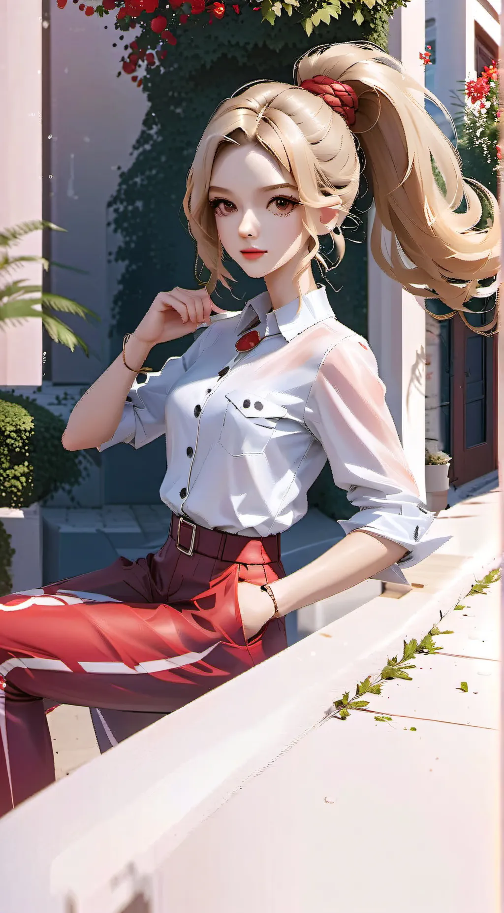 ai character: Zoe  background