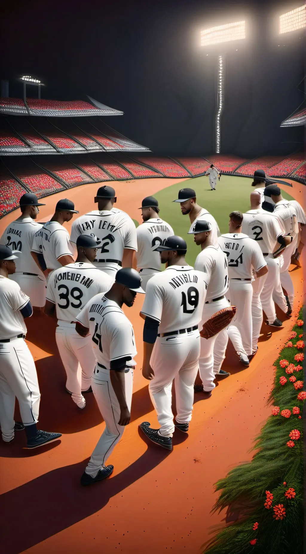ai character: MLB THE SHOW 24 background