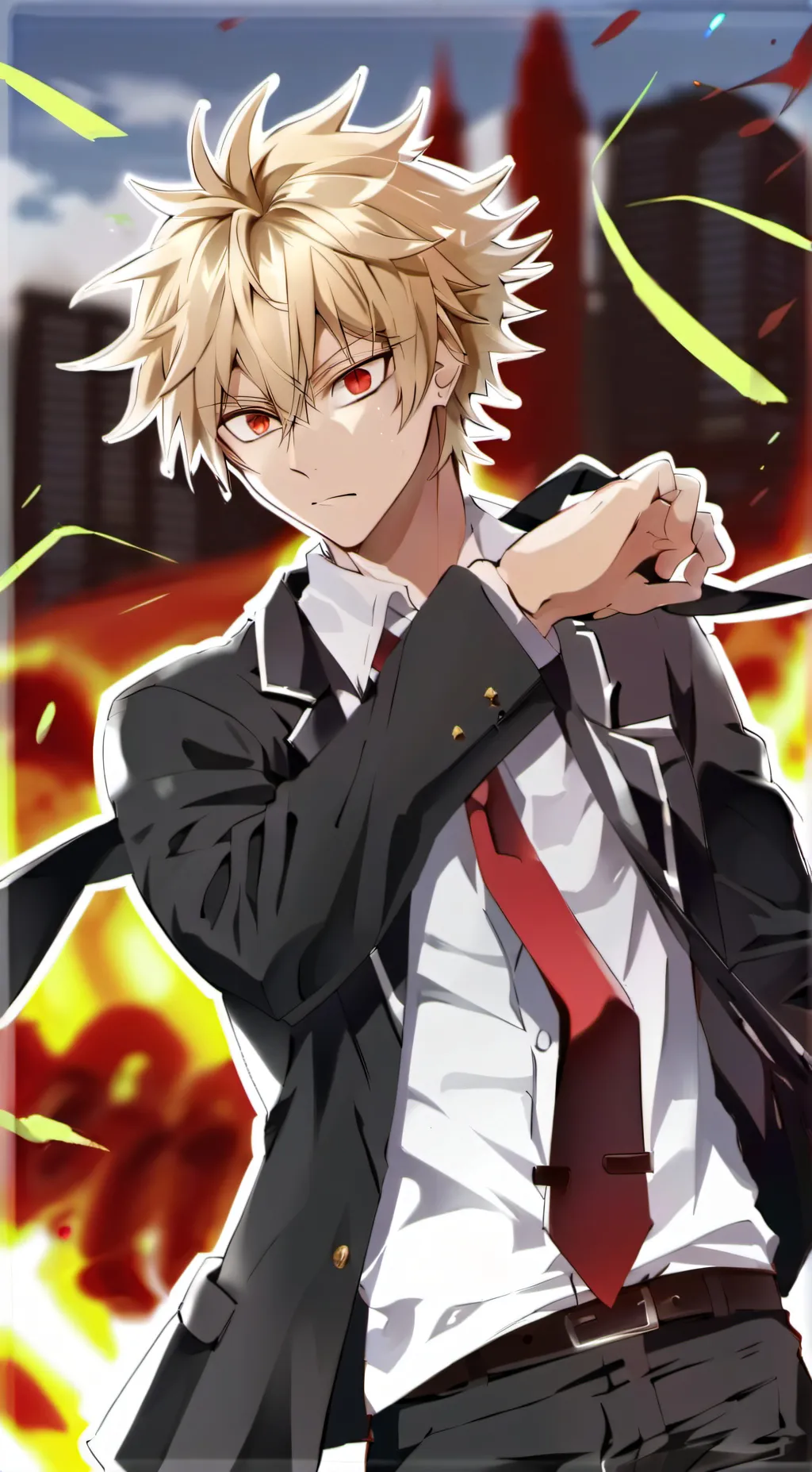 ai character: Ms bakugou (desc) background